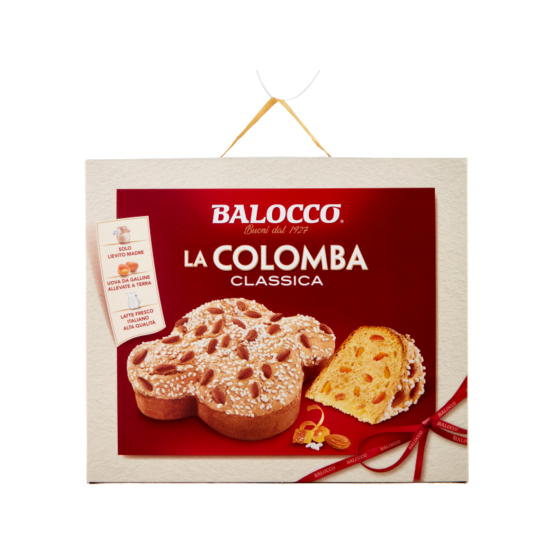 Balocco Classic Easter Colomba  750g - 18 in a box