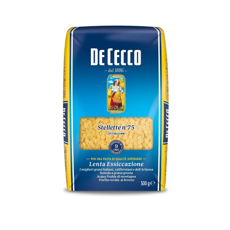 De Cecco Stellette n.75 (500g) (24 in a box)