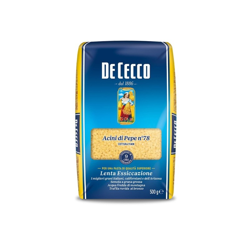 De Cecco Acini Di Pepe n.78 (500g) (24 in a box)