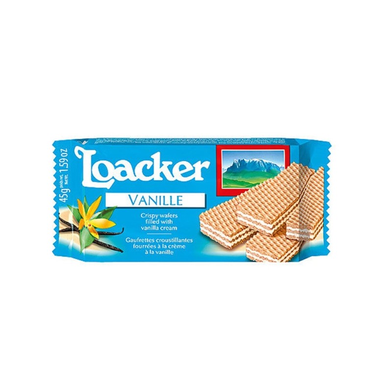 Loacker Wafers Vanilla (175g) (18 in a box)