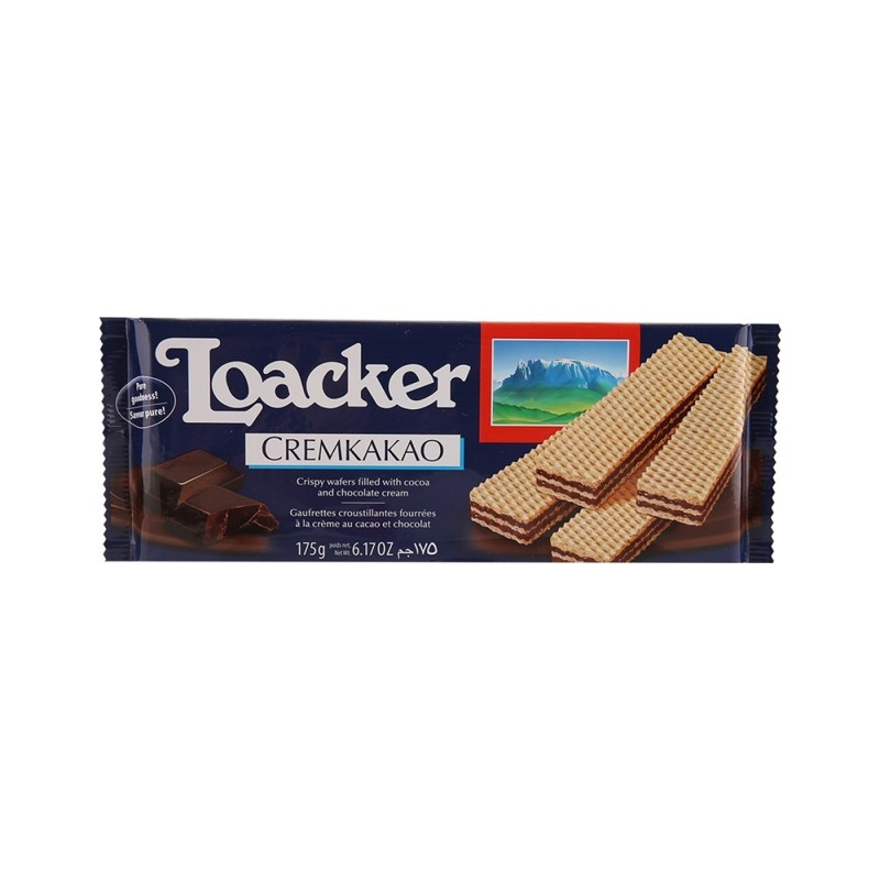 Loacker Wafers Cremkakao (175g) (18 in a box)