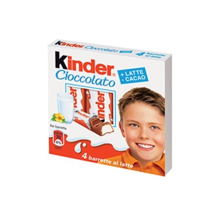 Kinder Milk Chocolate Bars (4x50g) (20 in a box)