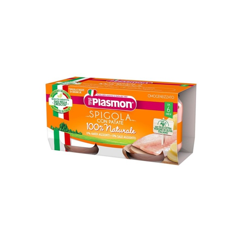 Plasmon Sea Bass Fillet Meal Puree (2x80g) (12 in a box)