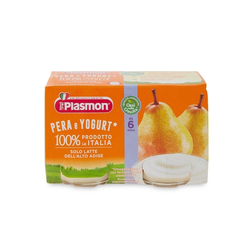 Plasmon Pear-Yogurt Meal Puree (2x120g) (12 in a box)