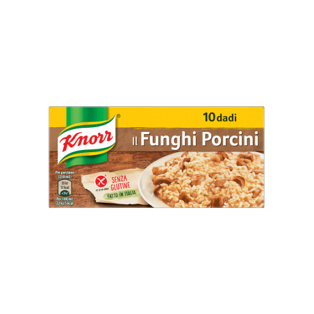 Knorr Porcini Mushrooms Stock Cubes (10 cubes - 100g) (24 in a box)