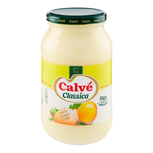 Mayonnaise calve` in glass...