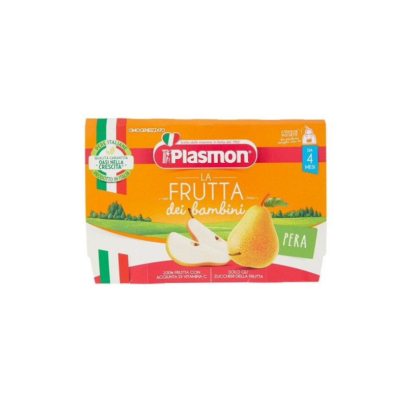 Plasmon Pear Meal Puree (2x104g) (12 in a box)