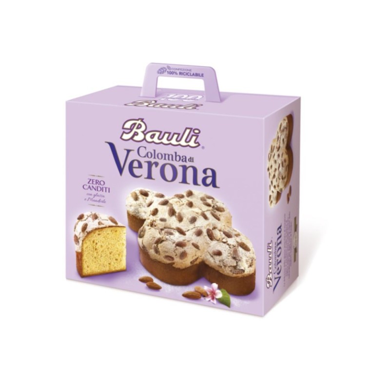 Bauli No Candied Fruit / Verona Easter Colomba 1kg - 12 in a box