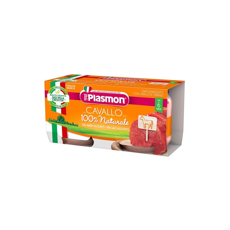 Plasmon Horse Meal Puree (2x80g) (12 in a box)