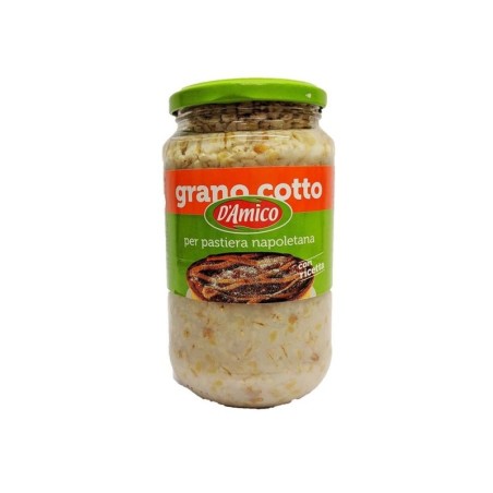 Cooked Wheat - Grano Cotto per Pastiera (580g) (8 in a box)