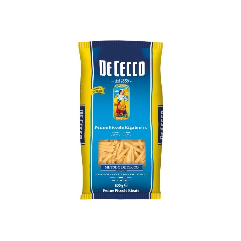 De Cecco Penne Piccole Rigate n.177 (500g) (24 in a box)