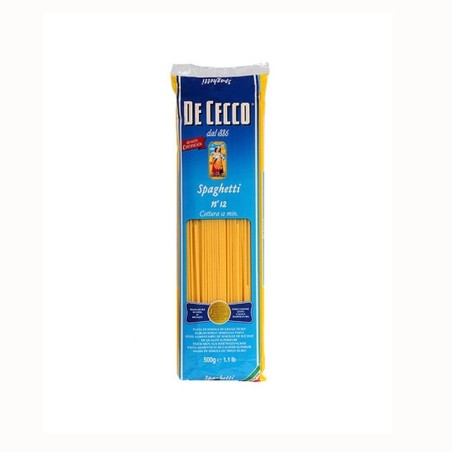 De Cecco Spaghetti n.12 (500g) (24 in a box)