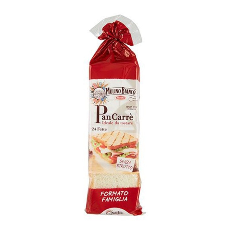 Mulino Bianco PanCarre`(16 slices 285g) (18 in a box)