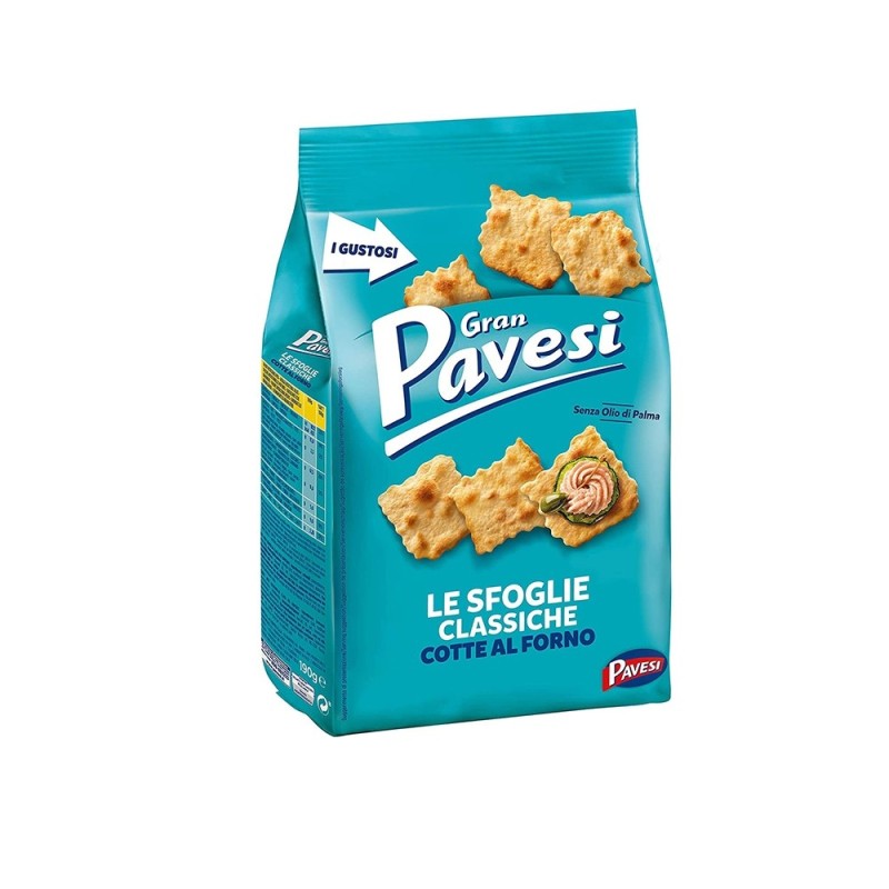 Gran Pavesi Crunchy Oven-Baked Plain Sfoglie (190g) (9 in a box)