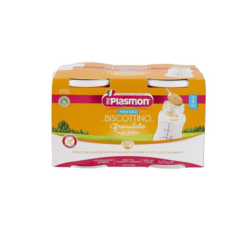 Plasmon Gluten Free Granulated Biscuit(2x374g) (6 in a box)