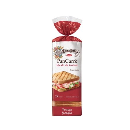 Mulino Bianco PanCarre White Sliced Bread (24 slices - 430g) (15 in a box)