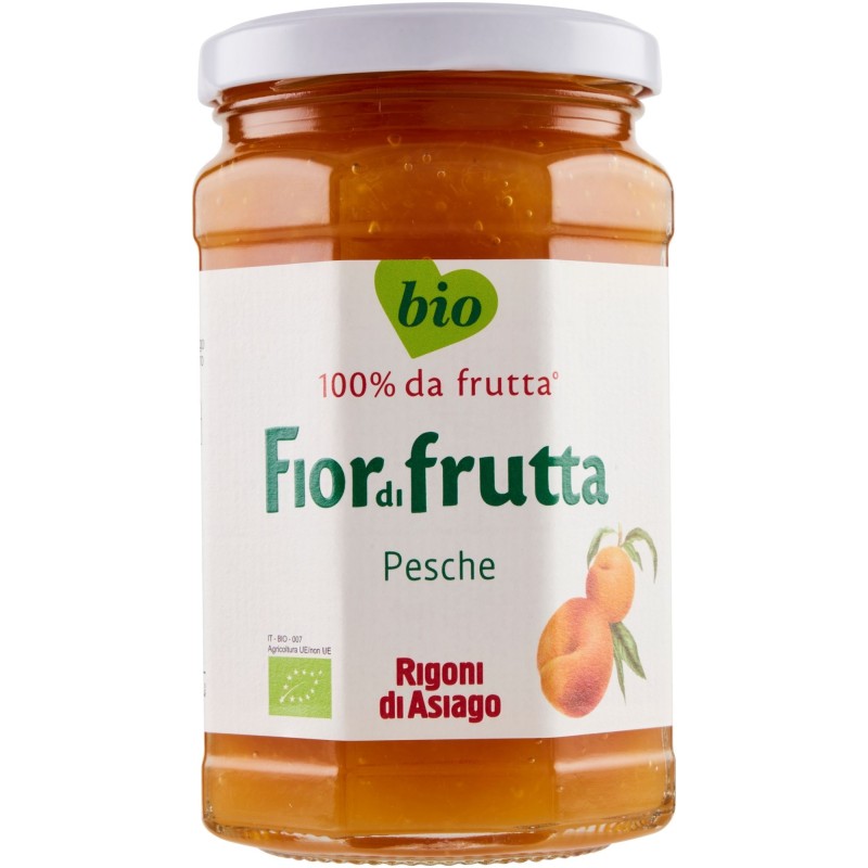 Rigoni di Asiago Peach Bio Gluten Free Jam (250g) (6 in a box)