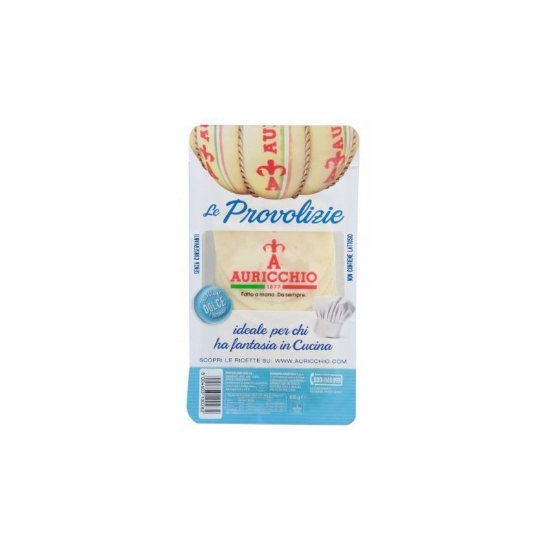 Auricchio Sweet Provolone sliced (100g) (10 in a box)