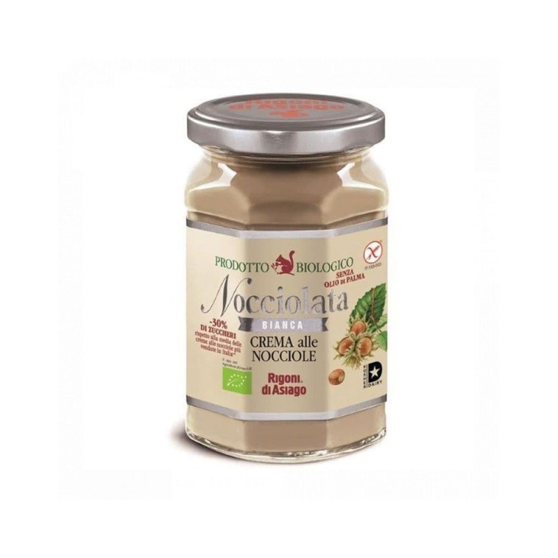 Rigoni di Asiago Organic white hazelnut cream (270gr) (6 in a box)