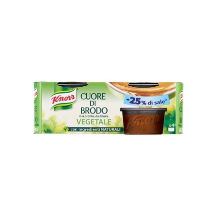 Knorr Cuore di brodo - vegetable stock (4X28gr) (12 in a box)