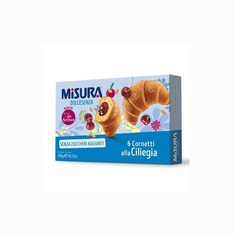 Misura Dolcesenza Cherry sugar free croissant (290 gr) (8 in a box)