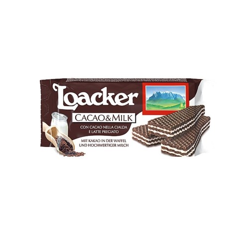 Loacker cacao&milk (4x45g -...