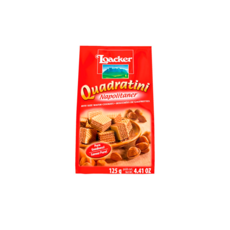 Loacker quadratini Napolitaner (125g) (12 in a box)