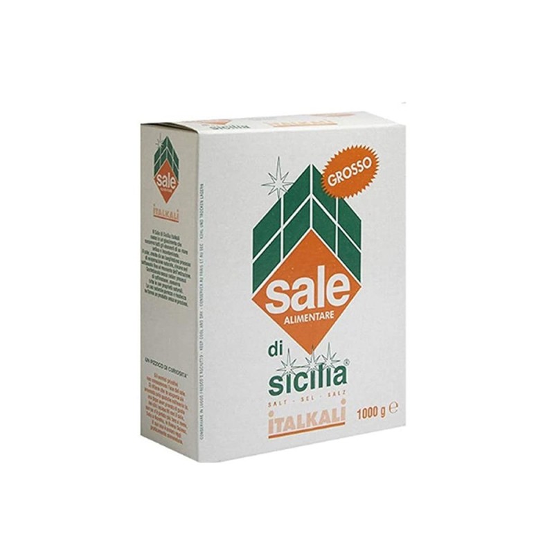 Italkali Cooking Rock Sea Salt from Sicily (1Kg) (12 in a box)