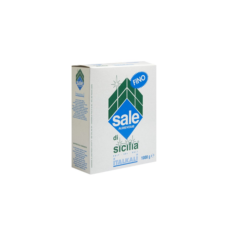 Italkali Table Salt from Sicily (1kg) (12 in a box)