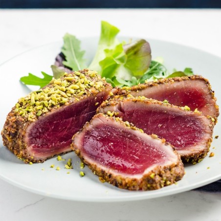 Tuna steak sashimi in pistachio crust (1kg)